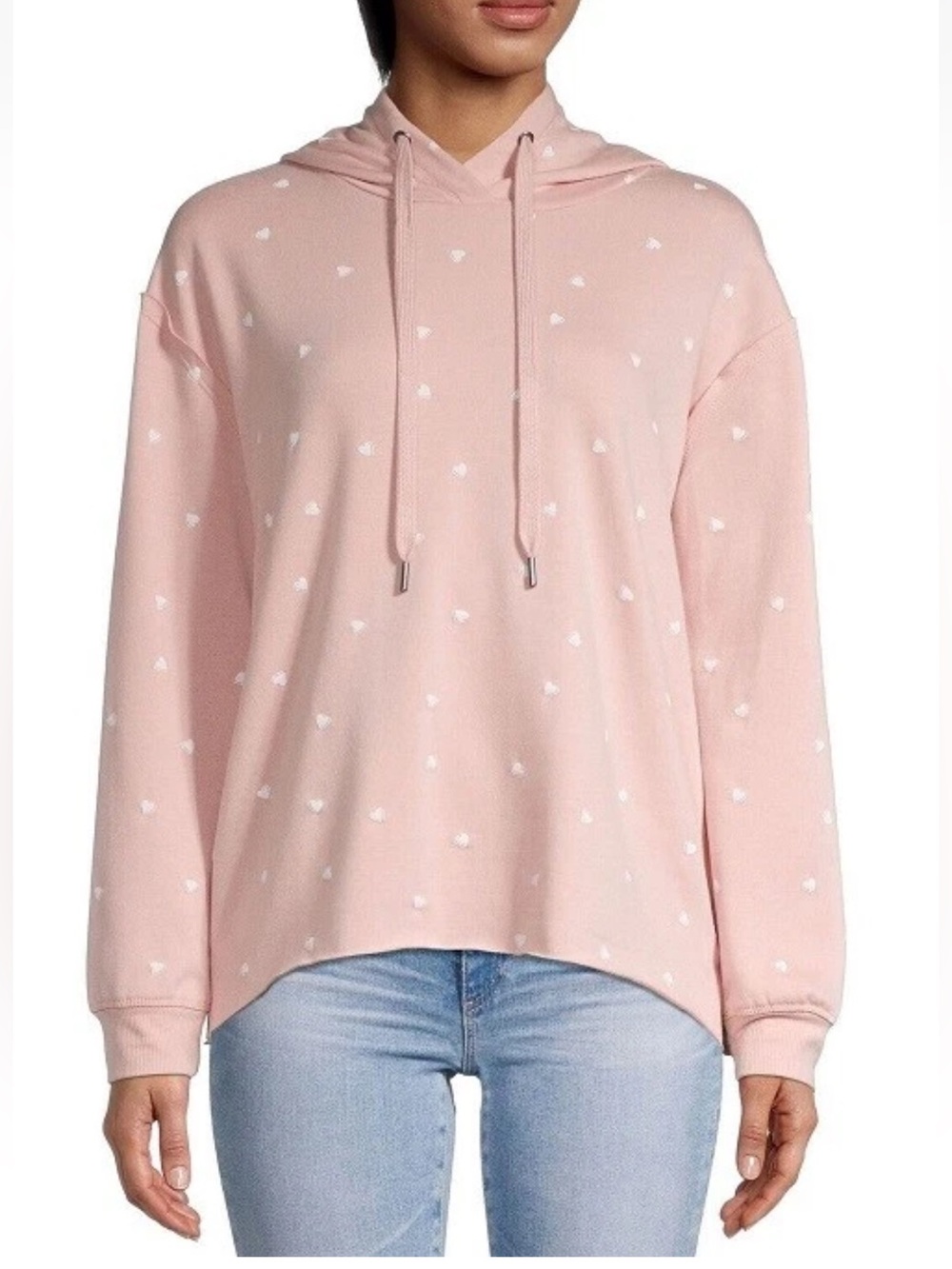 NWT C & C California Heart Print Hoodie Sweatshirt - S, M, L